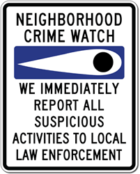 Neighborhood Watch sign