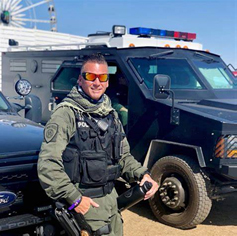 officer at Coachella Festival